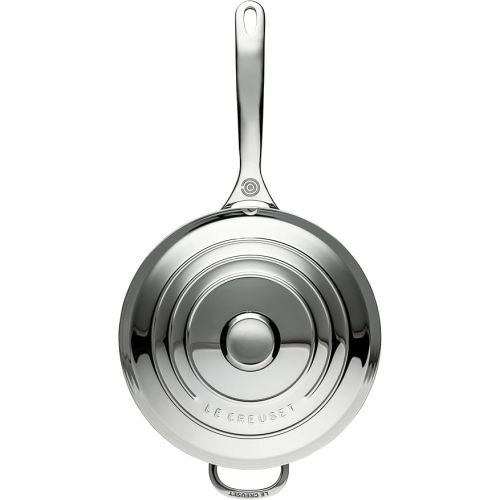 르크루제 Le Creuset Tri-Ply Stainless Steel 3.5 Quart Saucier Pan