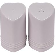 Le Creuset Stoneware Heart Shaped Salt & Pepper Shakers, 4 oz. Each, Shallot