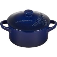 Eiffel Tower Stoneware Mini Cocotte - Indigo