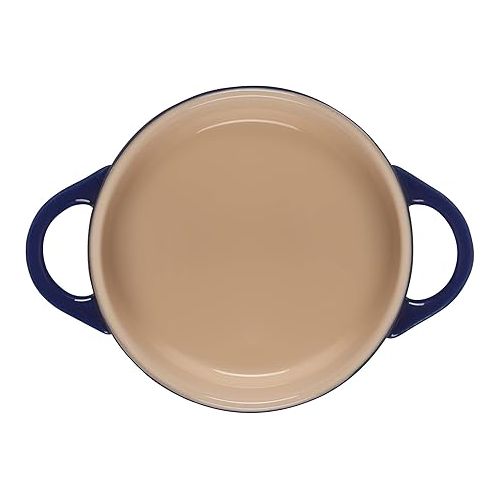 르크루제 Eiffel Tower Stoneware Mini Cocotte - Indigo