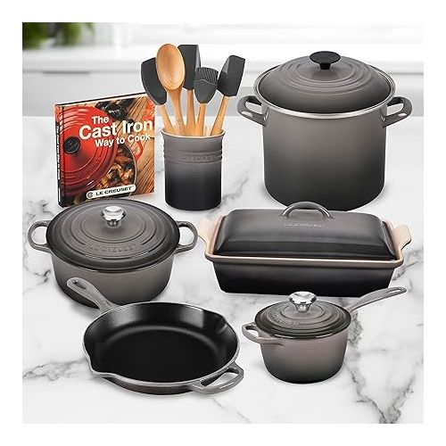 르크루제 Le Creuset 16 Piece Cookware Set (Oyster)