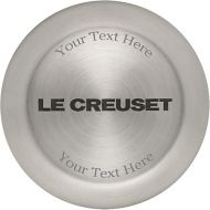Le Creuset 2 Qt. Signature Round Dutch Oven w/Additional Engraved Personalized Stainless Steel Knob