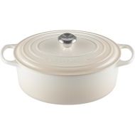 Le Creuset Enameled Cast Iron Signature Oval Dutch Oven, 6.75 qt., Meringue