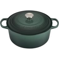 Le Creuset 9 Qt. Signature Round French Oven w/Additional Engraved Personalized Stainless Steel Knob - Artichaut