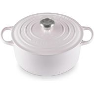 Le Creuset Enameled Cast Iron Signature Round Dutch Oven with Lid, 5.5 Quart, Shallot