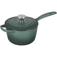 Le Creuset 1 3/4 Qt. Signature Saucepan w/ Additional Engraved Personalized Stainless Steel Knob - Artichaut