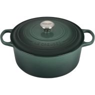 Le Creuset 5 1/2 Qt. Signature Round French Oven w/Additional Engraved Personalized Stainless Steel Knob - Artichaut