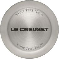 Le Creuset 2 3/4 Qt. Signature Oval Dutch Oven w/Engraved Personalized Stainless Steel Knob