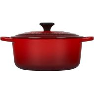 Le Creuset Enameled Cast Iron Signature Round Dutch Oven, 5.5 qt., Cerise