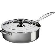 Le Creuset Tri-Ply Stainless Steel Saute Pan, 3 qt.