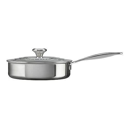 르크루제 Le Creuset Tri-Ply Stainless Steel Saute Pan, 3 qt.