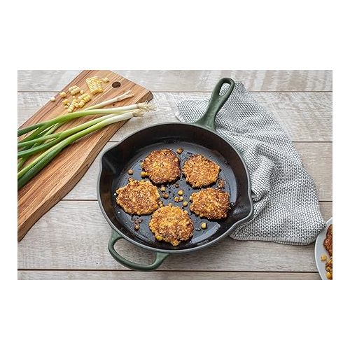 르크루제 Le Creuset Enameled Cast Iron Signature Round Skillet, 10.25