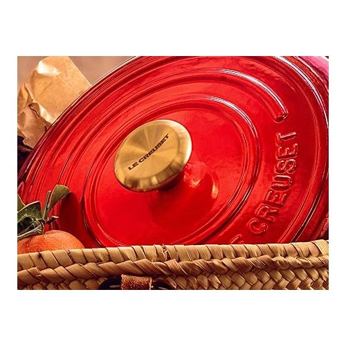 르크루제 Le Creuset Signature Gold Knob, Large