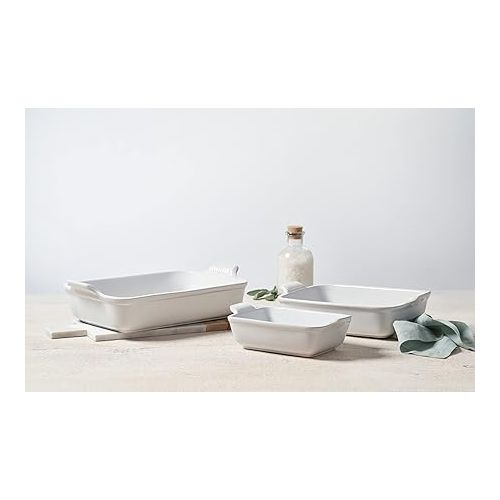 르크루제 Le Creuset Stoneware Rectangular Dish, 3.15 qt. (12.5