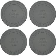 Le Creuset Silicone Coasters (est. 1925), Set of 4, Oyster