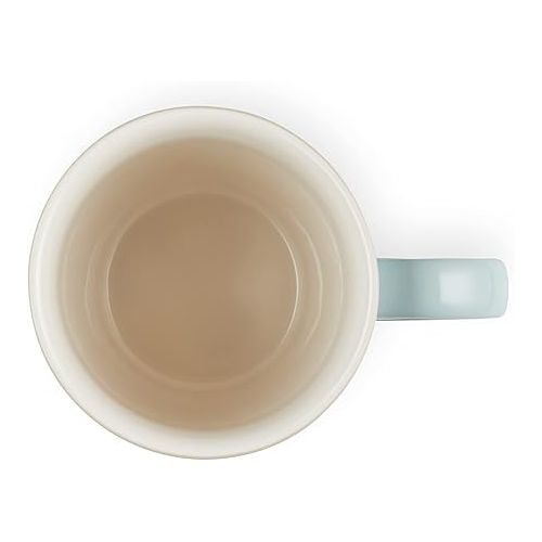 르크루제 Le Creuset Stoneware 20 oz Extra-Large Logo Coffee Mug, Sea Salt