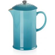 Le Creuset Stoneware Cafetiere with Metal PressGreen, 750ml