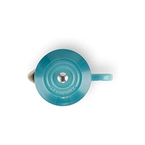 르크루제 Le Creuset Stoneware Cafetiere with Metal PressGreen, 750ml