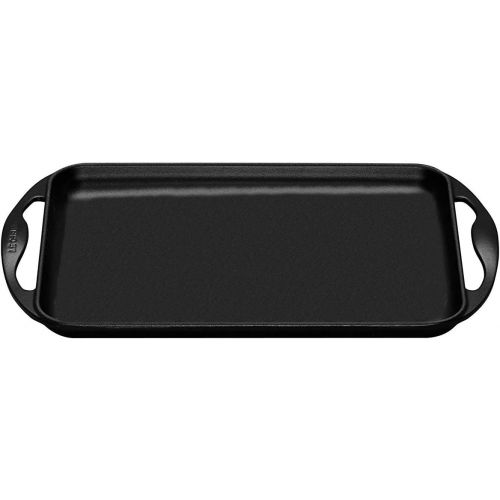 르크루제 Le Creuset Plancha rechteckig Bratpfanne, schwarz, 32 cm