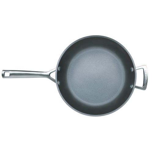 르크루제 Le Creuset Aluminium-Antihaft Pfanne, Ø 28 cm, PFOA-frei, Fuer alle Herdarten inkl. Induktion geeignet, Anthrazit/Silber