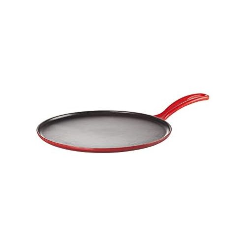 르크루제 Le Creuset Crepes Pfanne, Gusseisen, kirschrot, 27 cm