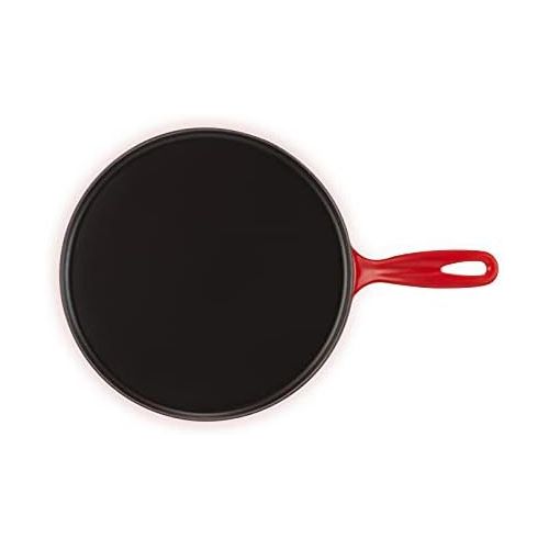 르크루제 Le Creuset Crepes Pfanne, Gusseisen, kirschrot, 27 cm