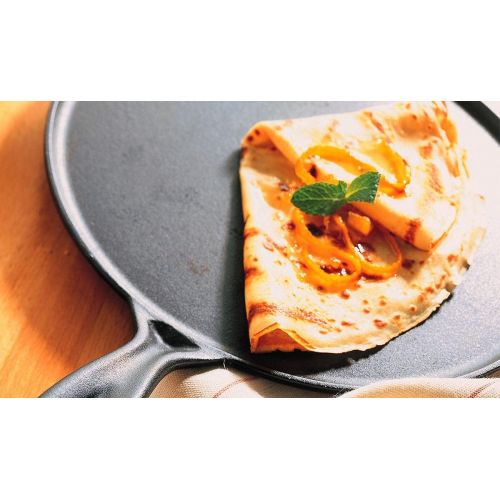 르크루제 Le Creuset Crepes Pfanne, Gusseisen, kirschrot, 27 cm