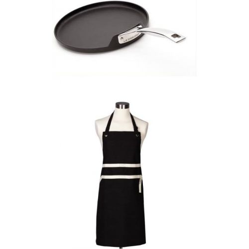 르크루제 Le Creuset Aluminium-Antihaft-Crepes-Pfanne 24 cm & Le Creuset Schuerze Klassik schwarz