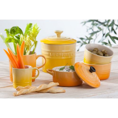 르크루제 Le Creuset Steinzeug Mini-Cocotte 200 ml, citrus