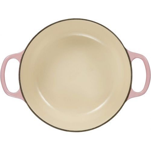 르크루제 LE CREUSET 21177204014430Brater, rund, Gusseisen Reinigungstuch Pink 20x 20x 11.3cm