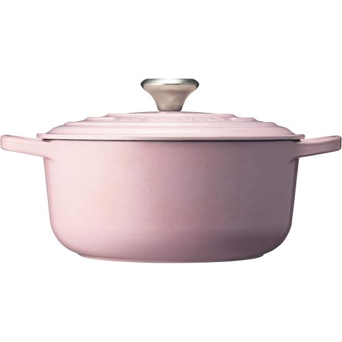 르크루제 LE CREUSET 21177204014430Brater, rund, Gusseisen Reinigungstuch Pink 20x 20x 11.3cm