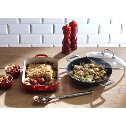 르크루제 Le Creuset Pfeffermuehle, kirschrot, 6,4 x 6,4 x 20,3 cm