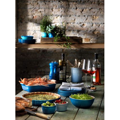 르크루제 LE CREUSET Le Creuset Salzmuehle, ABS-Kunststoff, 6,2 x 6,2 x 20,8 cm, Keramik-Mahlwerk, Marseille (Blau)