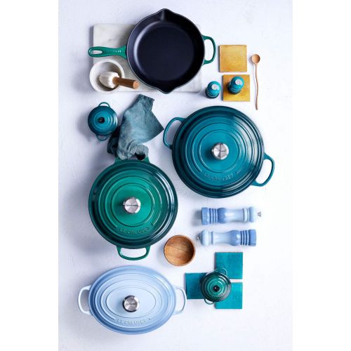 르크루제 Le Creuset Pfeffermuehle, ABS-Kunststoff, 6,2 x 6,2 x 20,8 cm, Keramik-Mahlwerk, Meeresblau