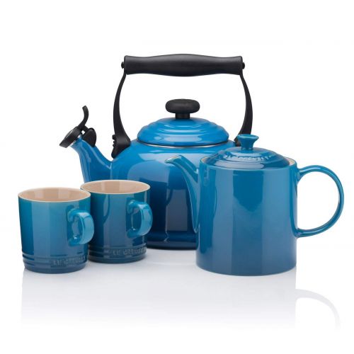 르크루제 Le Creuset Steinzeug Grosse Teekanne hoch, 1,3 L, marseille