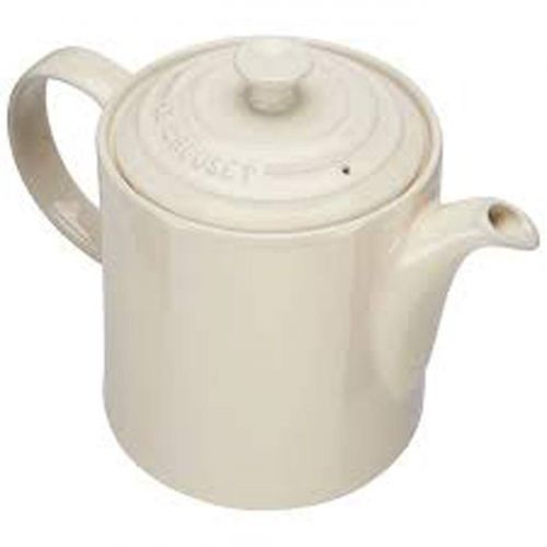 르크루제 Le Creuset Steinzeug Grosse Teekanne hoch, 1,3 L, mandel