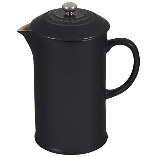 르크루제 Le Creuset Steinzeug Kaffee-Bereiter, schwarz, 0,75 l