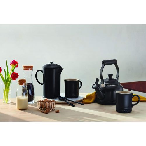 르크루제 Le Creuset Steinzeug Kaffee-Bereiter, schwarz, 0,75 l