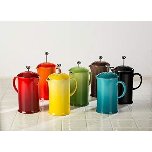 르크루제 Le Creuset Steinzeug Kaffee-Bereiter, kirschrot, 0,75 l