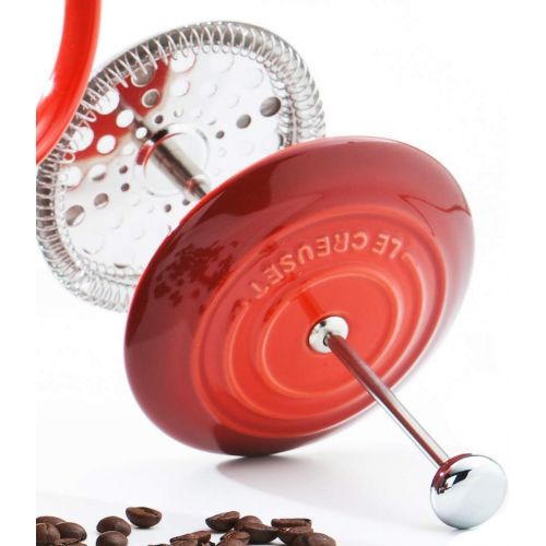 르크루제 Le Creuset Steinzeug Kaffee-Bereiter, kirschrot, 0,75 l