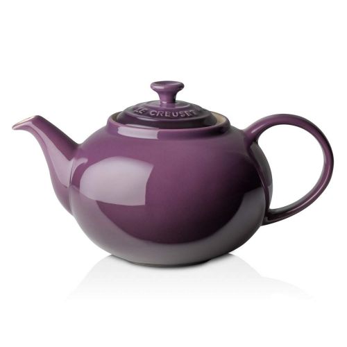 르크루제 Le Creuset Klassische Teekanne, Rund, 1,3 Liter, Steinzeug, Ultra Violett