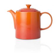 Le Creuset 70703130900000 Steinzeug Grosse Teekanne hoch, 1,3 L, ofenrot