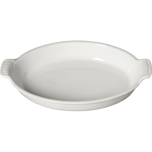 르크루제 [아마존베스트]Le Creuset Heritage Stoneware 3.1 Quart Oval Au Gratin Dish, White