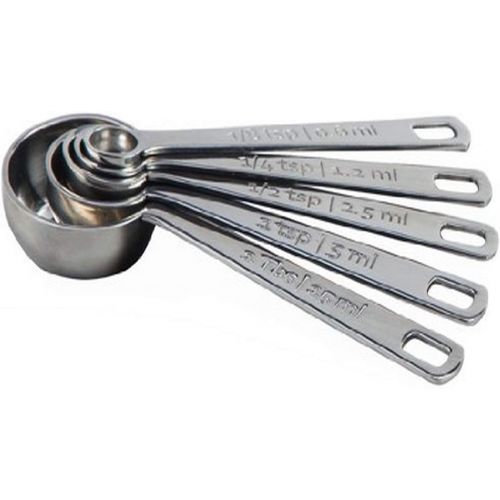 르크루제 [아마존베스트]Le Creuset SSA2520 Stainless Steel Measuring Spoons, Set of 5