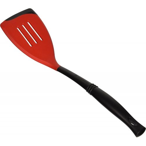 르크루제 [아마존베스트]Le Creuset of America Revolution Bi-Material Slotted Turner, Cerise (Cherry Red)