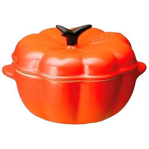 르크루제 [아마존베스트]Le Creuset Stoneware 12-Ounce Petite Pumpkin Casserole, Flame