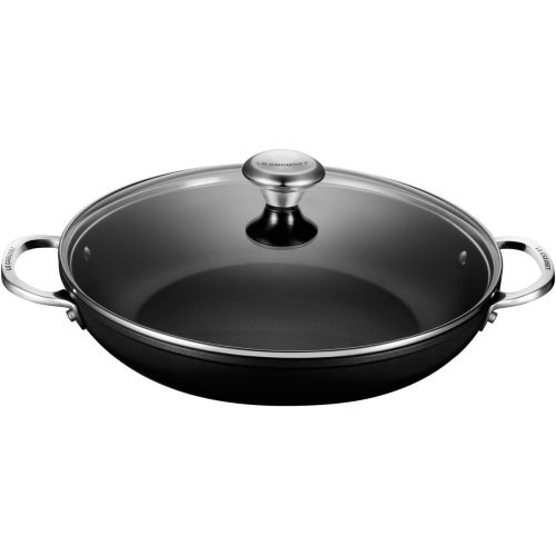 르크루제 [아마존베스트]Le Creuset of America Toughened NonStick Shallow Casserole/Braiser with Lid, 4 quart,