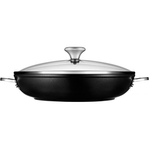 르크루제 [아마존베스트]Le Creuset of America Toughened NonStick Shallow Casserole/Braiser with Lid, 4 quart,