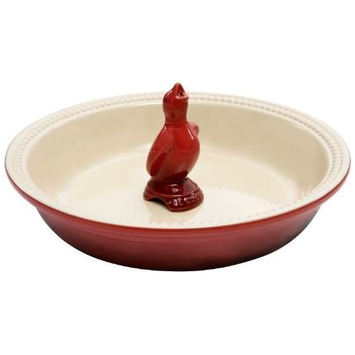 르크루제 [아마존베스트]Le Creuset Stoneware Pie Bird Funnel, Cerise (Cherry Red)