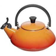 [아마존베스트]Le Creuset Enamel On Steel 1.6 Qt. Zen Tea Kettle Color, Flame Orange